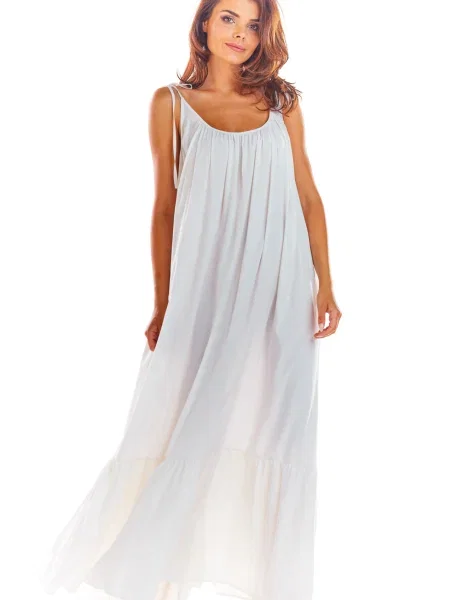 Рокля Awama сиво