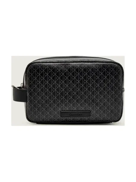 Pungă cosmetică Calvin Klein negru