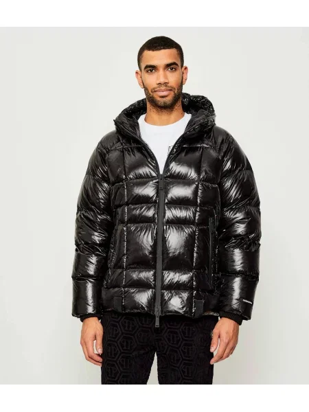 Geacă de puf | Oversize fit negru
