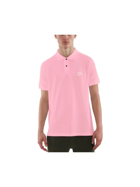 Koszulka polo Ma.strum różowa