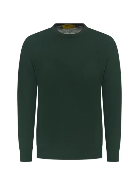 Sweter Customer Lovers z okrągłym dekoltem zielony