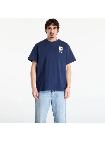 Tricou The North Face TNF Celebration Relaxed Short Sleeve Tee-Graphic Summit Navy S albastru închis
