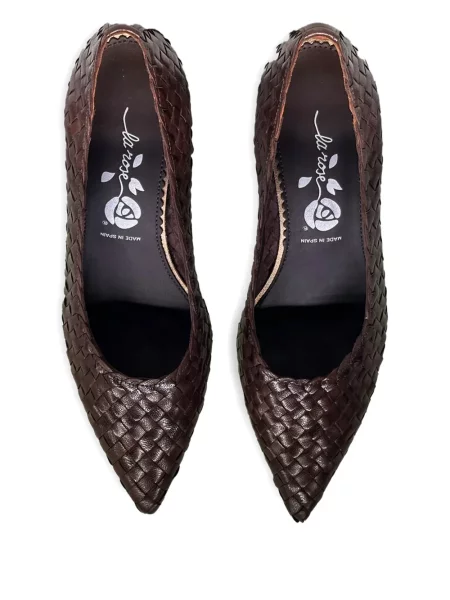 Pantofi cu toc La Rose roz