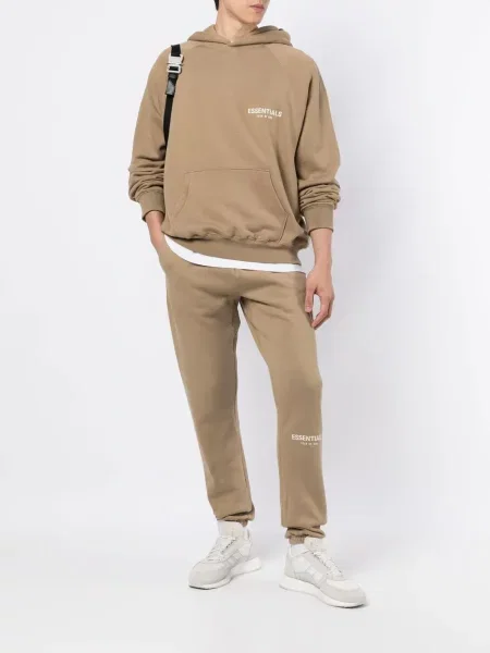 Τρέξιμο παντελόνι Fear Of God Essentials με σχέδιο καφέ
