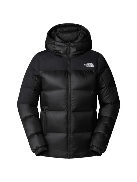 Dámska páperová bunda The North Face Diablo Down Hooded black heather/black čierna
