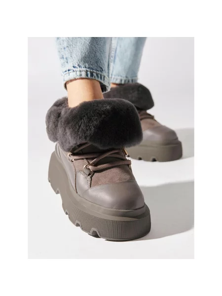 Čizme za snijeg Inuikii Endurance Trekking smeđa