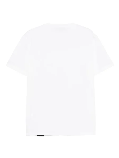 Tricou Low Brand cu decolteu rotund scurt alb