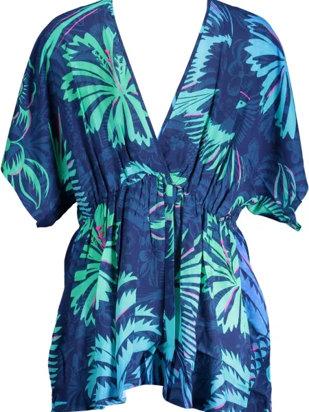 Rochie mini Desigual scurtă de costum albastru