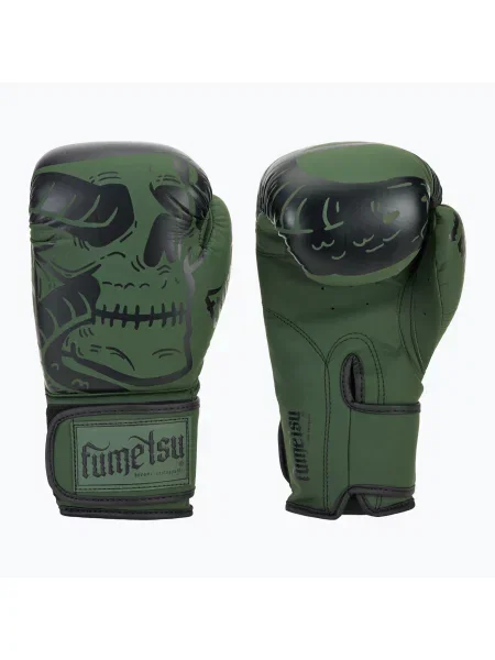 Rękawice bokserskie FUMETSU Snake Eyes Boxing khaki zielone
