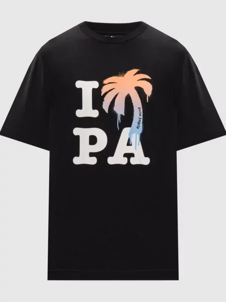 Футболка з принтом I Love PA Palm Angels чорна