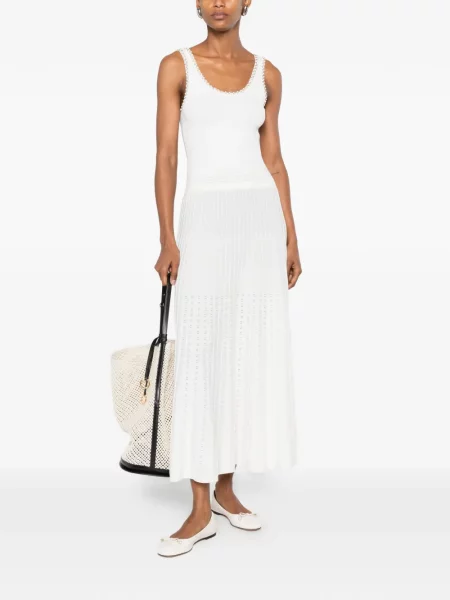 Rochie Sandro tricotate alb