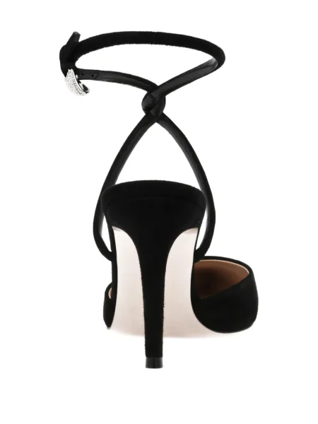 Pantofi cu toc Gianvito Rossi slingback negru