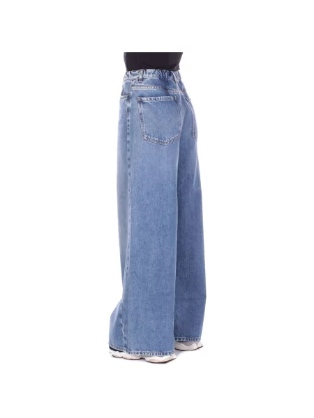 Weekend Max Mara Blugi Abete Bleumarin Wide Leg