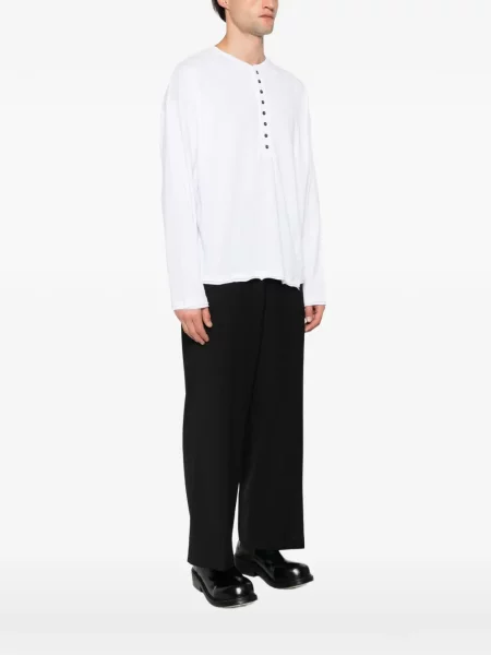 Hanorac Isabel Benenato cu guler henley alb