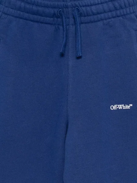 Dětské kalhoty Off-white bílé