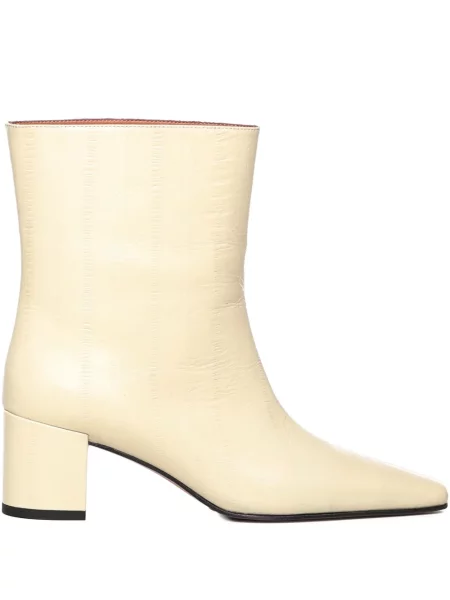 Kožené zkrácené polokozačky Giuliano Galiano