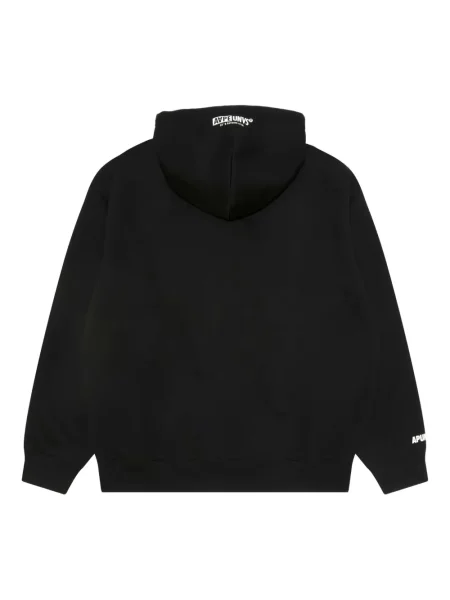 Hanorac cu glugă Aape By A Bathing Ape cu imagine negru