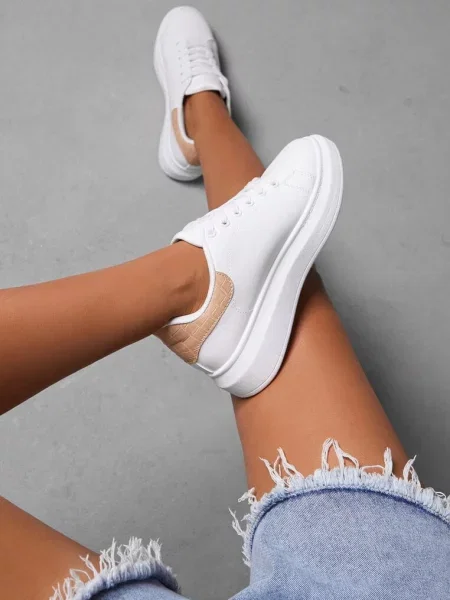 Sneakers Albi-Bej Lucid Dream alb