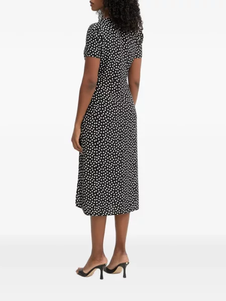 Rochie midi Morgan cu buline negru