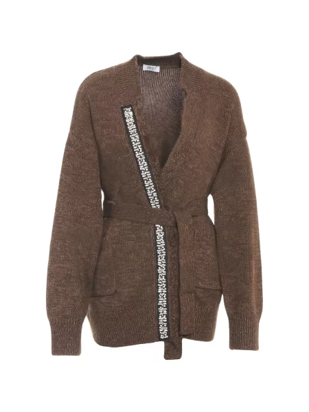 Cu centură cardigan Liu Jo maro