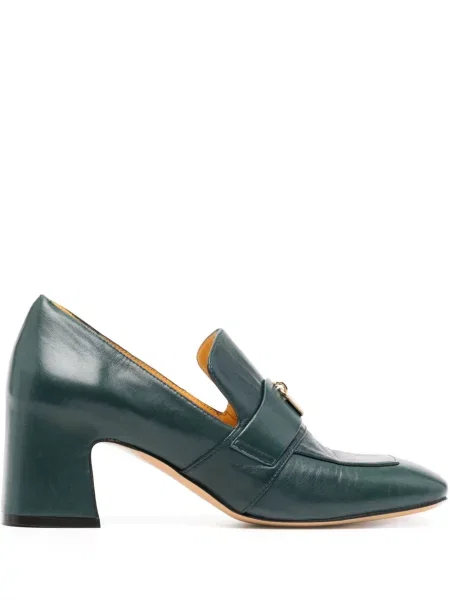 Pantofi cu toc Madison.maison din piele verde
