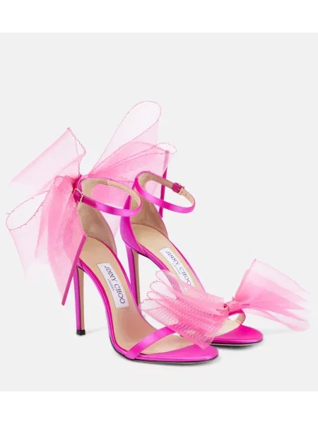 Sandale Jimmy Choo cu funde roz