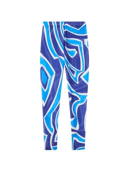 Leggings Pucci cu imagine albastru