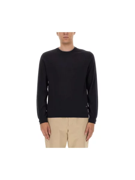 Sweter Ps By Paul Smith wełniany niebieski