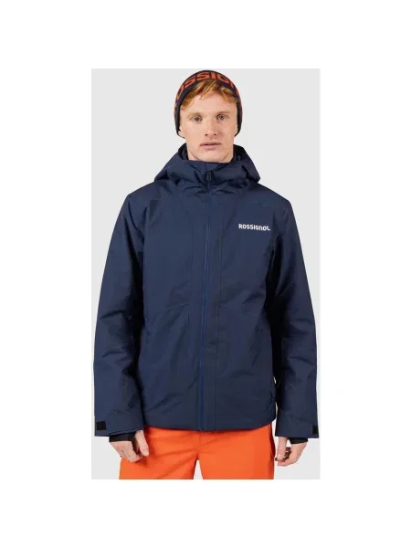 Kurtka z kapturem Rossignol Rochrun Insulated granatowa S niebieska