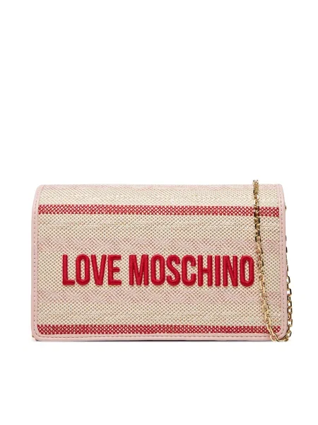 Дамска чанта LOVE MOSCHINO бежово