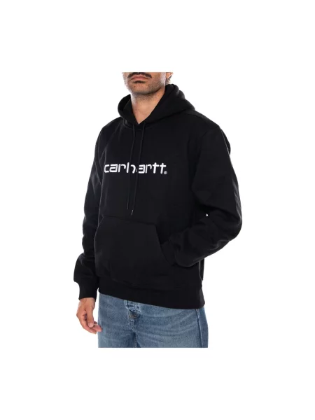 Bluza z kapturem Carhartt Wip z kapturem czarna