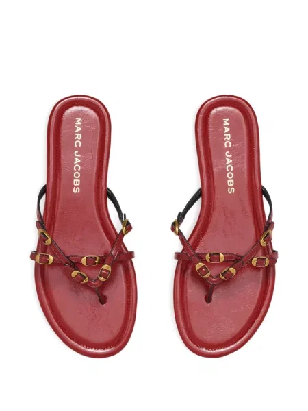 Sandale Marc Jacobs din piele roșu