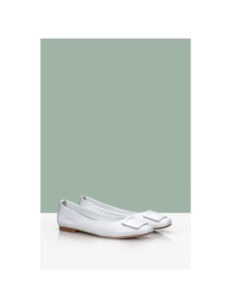 Балетки estro білі