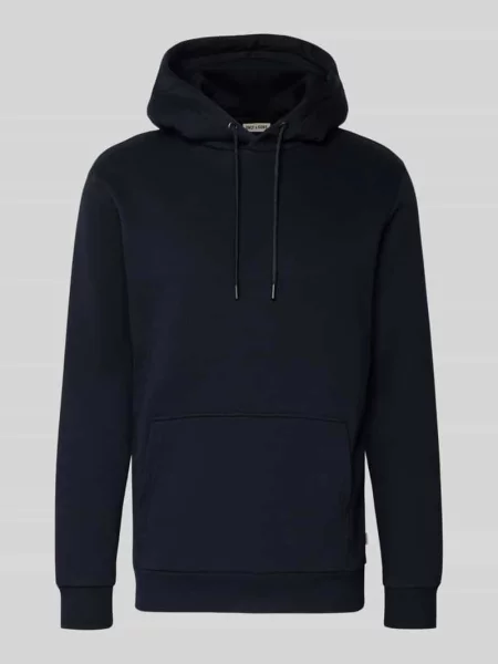 Bluza z kapturem o kroju regular fit z mieszanki bawełny model ‘CERES’ Only & Sons granatowa