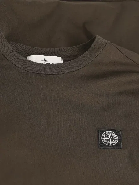 Hanorac Stone Island cu strasuri verde