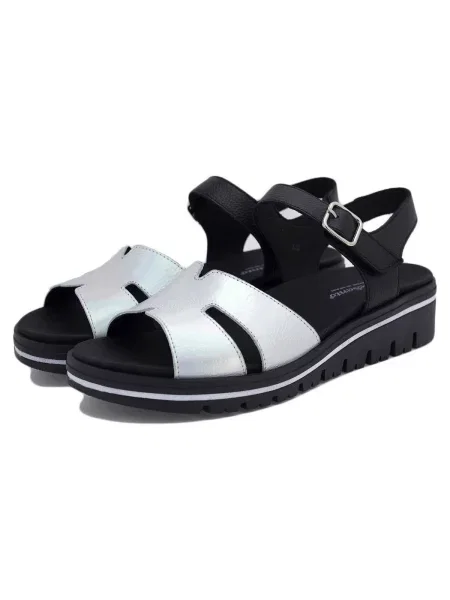 Pantofi Piesanto argintiu