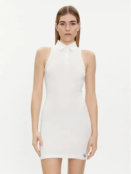 Calvin Klein Jeans Sukienka letnia Écru