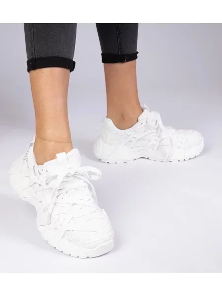 Sneakerși D/ceo chunky alb