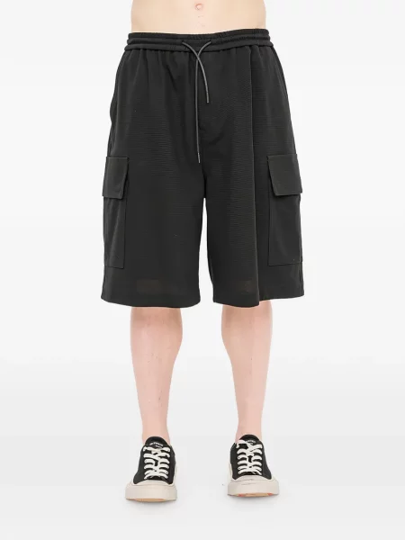 Pantaloni scurți cargo Juun.j cu cordon negru