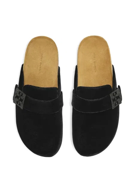 Papuci tip mules Tory Burch negru