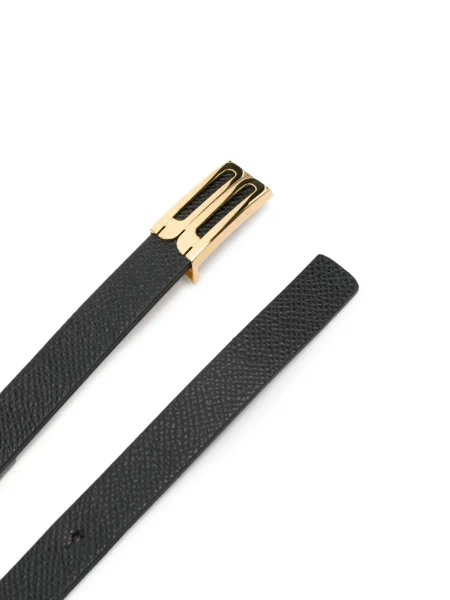 Cu centură curea Victoria Beckham din piele negru