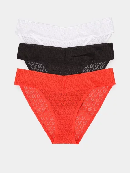 Набір трусів Calvin Klein Underwear червоний/чорний чорні