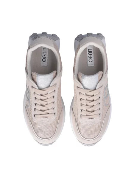 Sneakersy Liu Jo skórzane beżowe