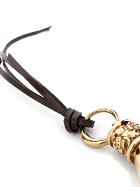 Pandantiv Chloé din piele auriu