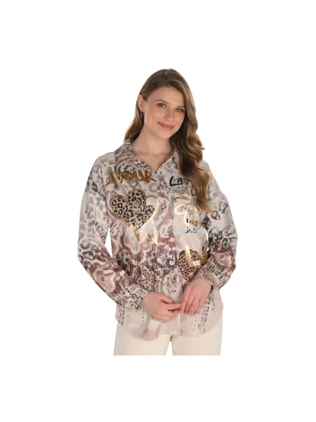 Koszula Frank Lyman beżowa