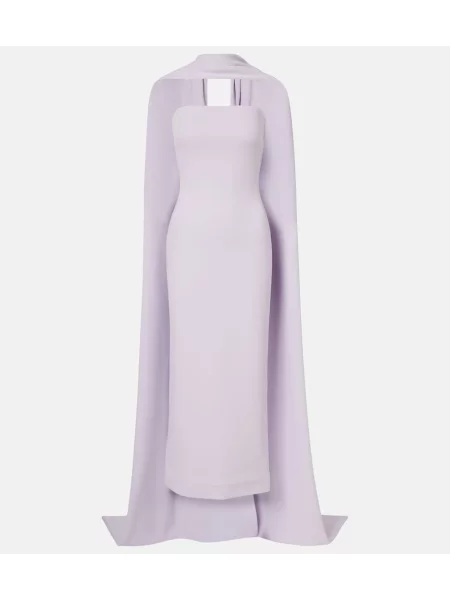 Rochie de cocktail Solace London de costum violet