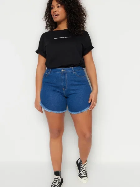Szorty Trendyol niebieskie
