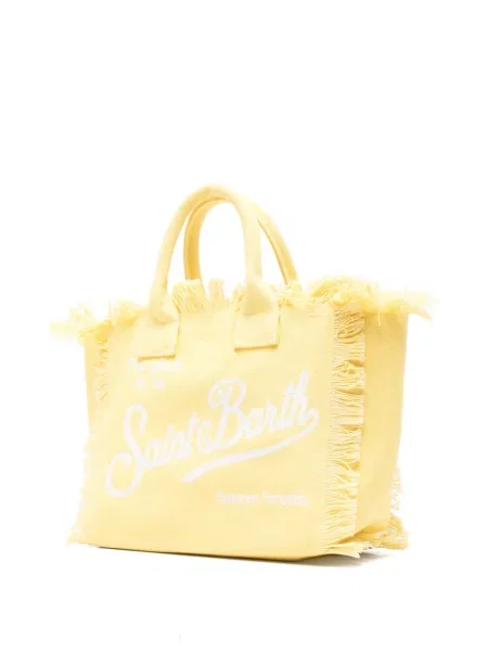 Shopper táska Mc2 Saint Barth rojtokkal sárga