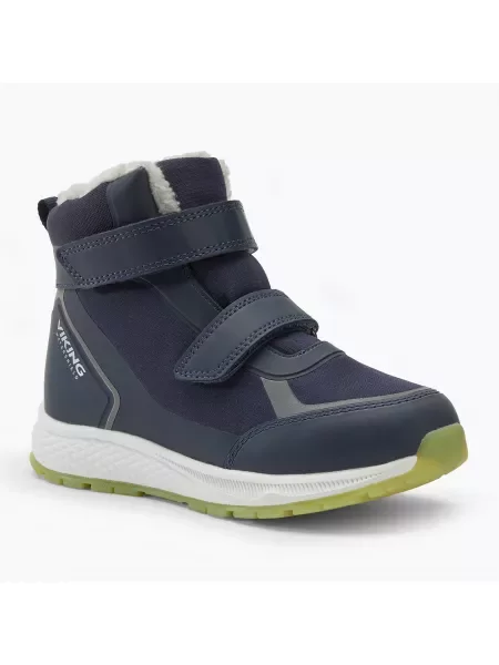 Śniegowce dziecięce Viking Equip Glow Warm WP 2V navy granatowe