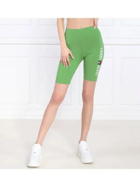 Tommy Jeans Pantaloni scurți | Skinny fit verde